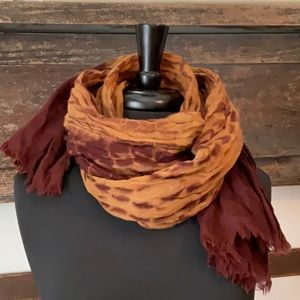 Worth Wool Tie Dye Scarf 72x23